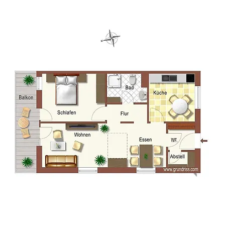 Apartament Appartementanlage Ostseeblick - Ruegen 12 *